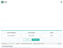 Tablet Screenshot of gyg.cl